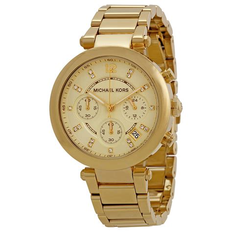 Michael Kors Women's Chronograph Parker Gold